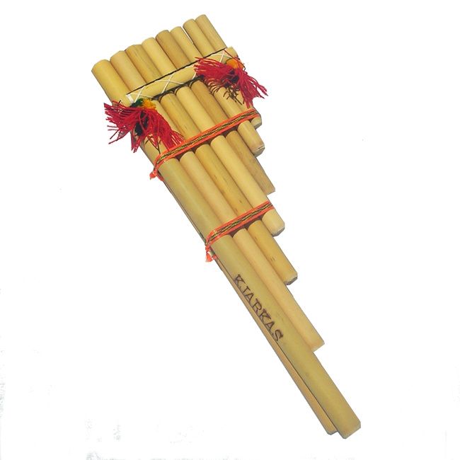 Andean Flute Instrument "ZAMPOÑA" Beginner Pan pipe/ Bolivia / 15 pipes