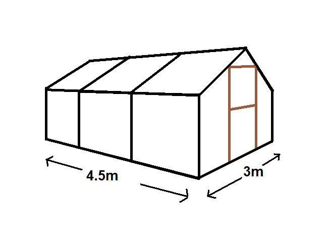 Pic 2 shows a 3m x 3m just for reference - this one is 3m x 4.5m - 50% ...