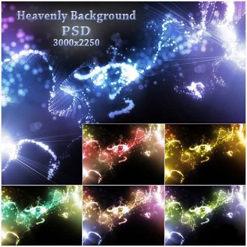 photoshop backgrounds psd. Heavenly Background PSD-