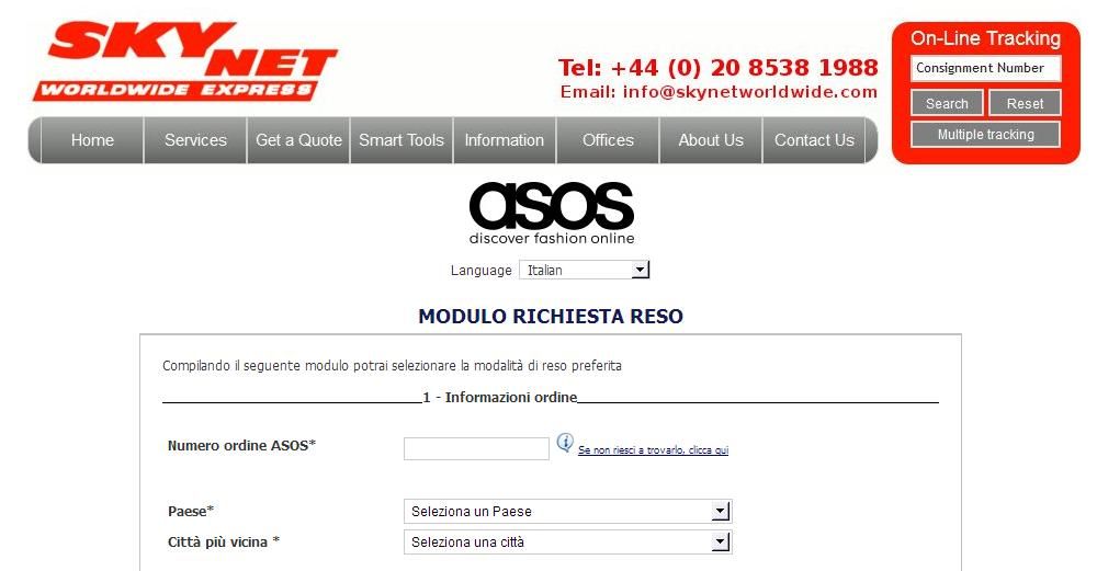 Parola di Ele: ASOS: Come richiedere il reso