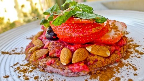 Strawberry Pancakes - Clean Eating