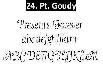 Presents Forever font