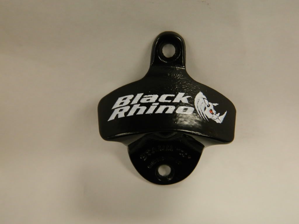 Black Rhino Bottle OpenerHome Based Version with Catch Can Polaris