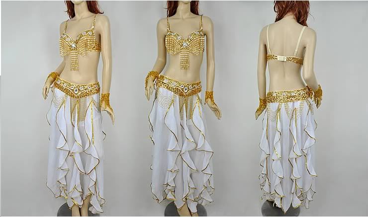 Belly Dance【bra Belt】 Beaded Set Outfit Optional Skirt Sexy Samba