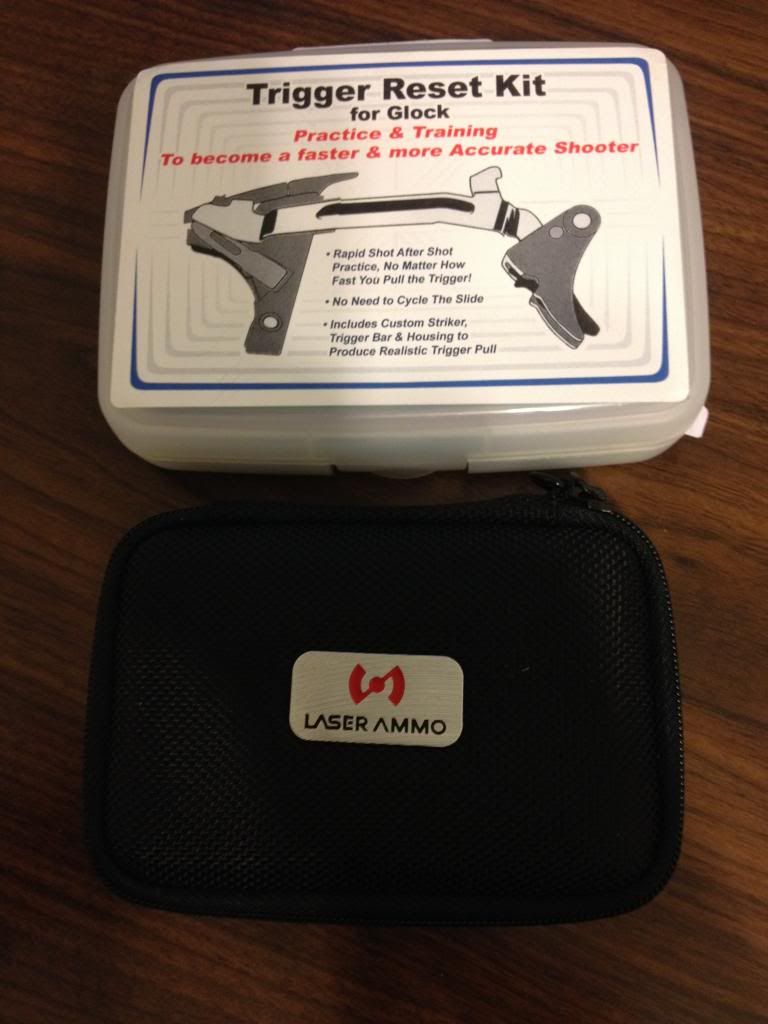 WTS GLOCK Dry Fire Reset Trigger and Magic Bullet Laser Ammo