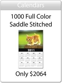 1000 8.5x11 Calendars