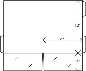 Tabbed Pocket Folder