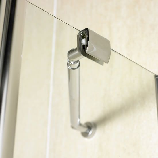 Shower/Bath screen Corner Support/Wall Tie Bar For 6mm Glass TC