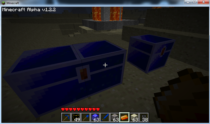 Right: Lapis Lazuli (Formerly Diamond) Image Second Image: Containers.