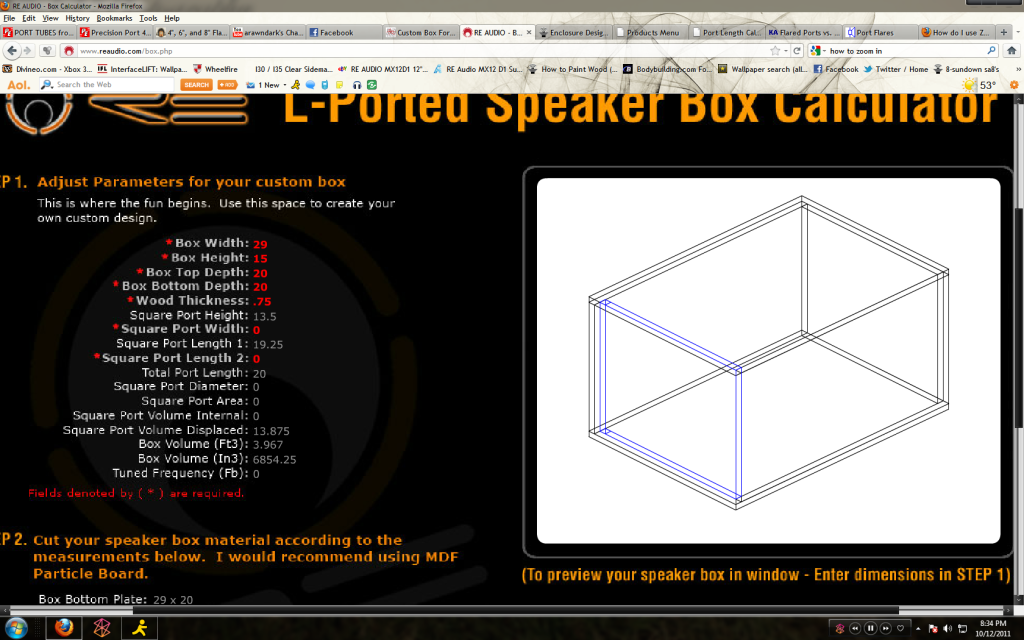 calculating aero port?