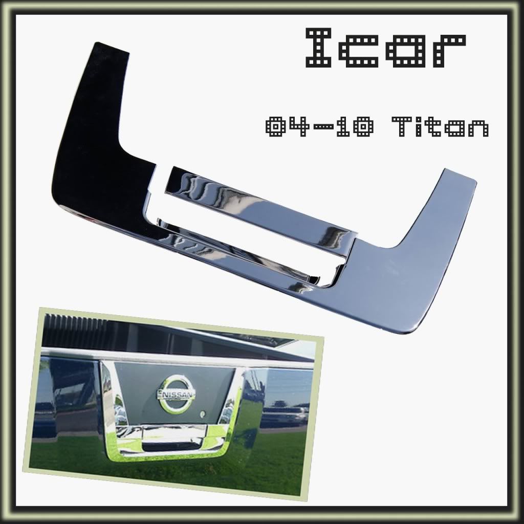 Nissan titan chrome door handle bezel #6
