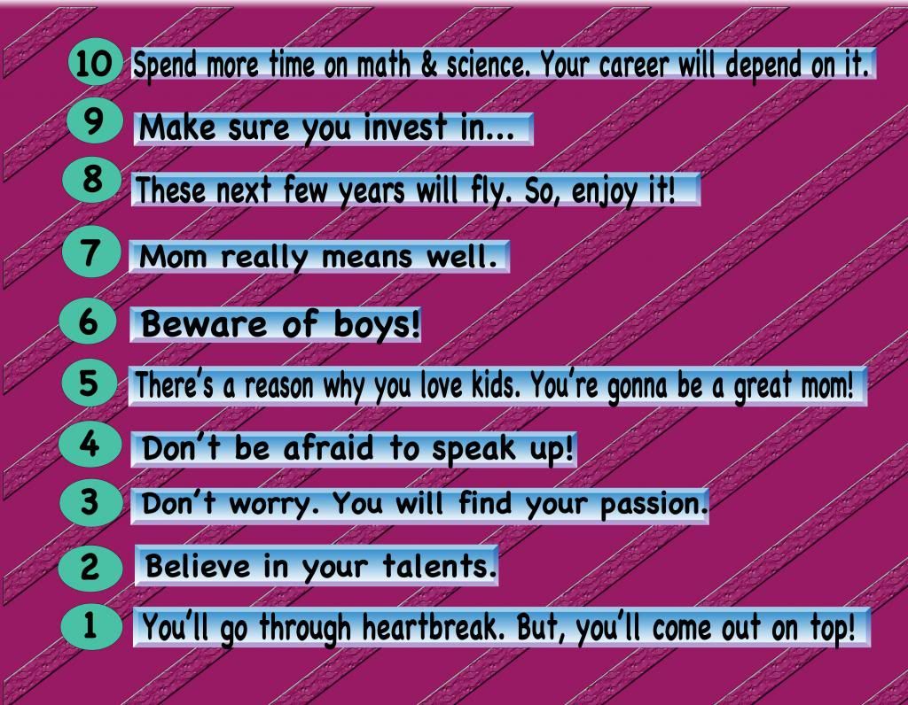 10 Things Id Tell My 16 Year Old Self Weather Anchor Mama