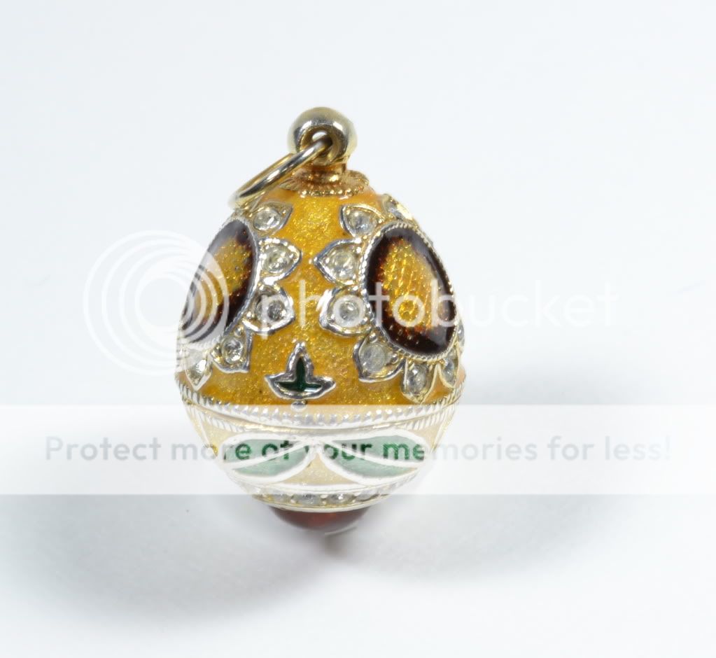 Russian Enameled Fabergé esque Sunflower