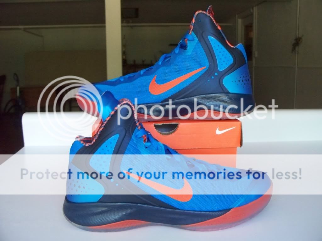 RARE Nike Zoom Hyperenforcer Russell Westbrook PE Blue Orange Ice 12 
