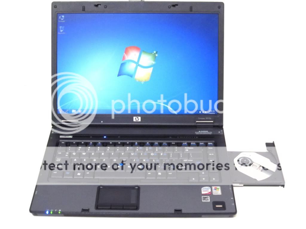 HP 8510P C2D 2.40GHz 3GB 120GB CD RW/DVD COMBO 15.4 WIN 7